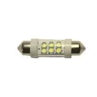 Светодиод 24V салон. 6LED SV8,5-39mm  Megapower 6000K