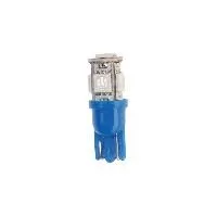 Светодиод T10W 12-5 БЦ 5050 5 SMD W2,1x9,5D конус BLUE Megapower