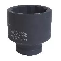 Головка торцевая  70мм 1", 12-гранная L=95мм ударная глубокая ROCKFORCE RF-48810070 /1