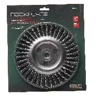 Кордщетка RF-BWF108 дисковая стальная витая для УШМ 200мм, в блистере  ROCKFORCE /1