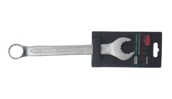Ключ комбинированный с профилем "Super drive" 23мм" на пластиковом держателе ROCKFORCE /1/10