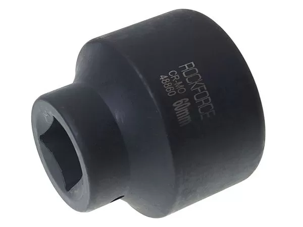 Головка торцевая 60мм 1" 12-гранная ударная L=80мм ROCKFORCE RF-48860 /1