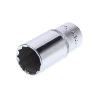 Головка торцевая 27мм 1/2" 12-гранная глубокая L=75мм ROCKFORCE RF-5497727 /1/10