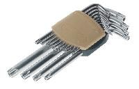 Набор ключей RF-5151LT TORX Г-образных длинных с отверстием15пр(Т6Н-Т10Н,Т15Н,Т20Н,Т25Н,Т27Н,Т30Н,Т40Н,Т45Н,Т50Н,Т55Н,Т60Н)в пласт держателе ROCKFORCE