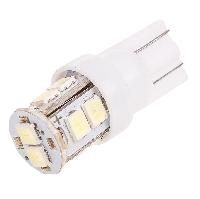 Автолампа диод T10(W5W) 12V 10 SMD Блистер без цоколя 1-конт Белая SKYWAY компл. 2 шт. Габариты, номер, салон