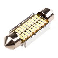 Автолампа диод T11(C5W) 12V 20 SMD диодов 1-конт 39мм Белая SKYWAY Салон, номер min 20