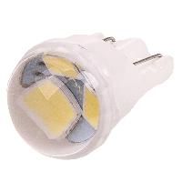 Автолампа диод T10 (W5W) 12V 3 SMD диода 1-конт с линзой SKYWAY Салон, габариты, номер, стопы min20