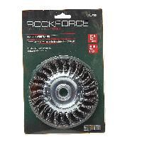Кордщетка RF-BWF105 дисковая стальная витая для УШМ 125мм, в блистере  ROCKFORCE /1