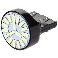 Автолампа диод T20 (W21/5W) 12V 18 SMD диодов 2-конт Белая SKYWAY Повороты, задний ход, стопы