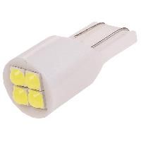 Автолампа диод T10 (W5W) 12V 4 SMD диода 1-конт SKYWAY Салон, габариты, номер, стопы min20