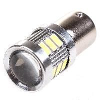 Автолампа диод S25 (P21W) 12V 18 SMD диода BA15s 1-конт Белая SKYWAY Противотуманные, стопы, задний ход, повороты