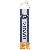 Вымпел прямоугольный TOYOTA фон синий (200х55) цветной (1шт) SKYWAY