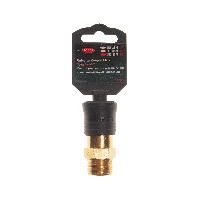 Быстроразъем RF-SE6-4SM пневматический с клапаном, наружная резьба 1/2" (ONE TOUCH) в пластиковом де