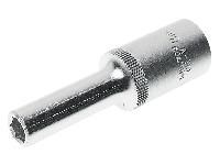 Головка торцевая  8мм 1/2" 6-гранная глубокая L=75мм ROCKFORCE RF-5457708 /1/10