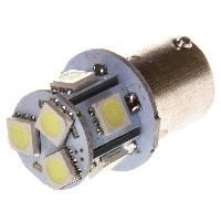 Автолампа диод S25 (P21W) 24V 8 SMD диодов BA15s 1-конт Белая SKYWAY Противотуманные, стопы, задний ход, повороты min2