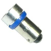 Автолампа T20W (BA9s) SMD LED+50% SUPER BRIGHT BLUE 60лм   12V MEGAPOWER /10 /100 /1000