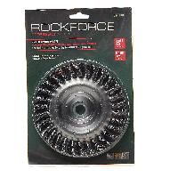 Кордщетка RF-BWF106 дисковая стальная витая для УШМ 150мм, в блистере  ROCKFORCE /1