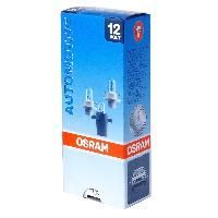 Автолампа BAX2W с зеленым патроном (BX8.4d) 12V OSRAM /10/50