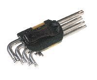 Набор ключей TORX RF-5098L: Г-образных удлиненных T10-T50 9пр. на пласт. держат.  ROCKFORCE /1/50