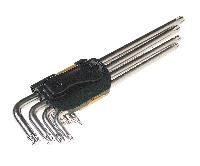 Набор ключей TORX  RF-5098XL: экстрадлинных Т10-Т50 9пр.  на пласт. держат. ROCKFORCE /1/10/50
