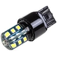 Автолампа диод T20 (W21W) 12V 24 SMD диода 1-конт Белая SKYWAY Повороты, задний ход, стопы