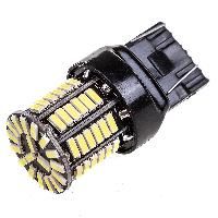 Автолампа диод T20 (W21/5W) 12V 66 SMD диодов 2-конт Белая SKYWAY Повороты, задний ход, стопы