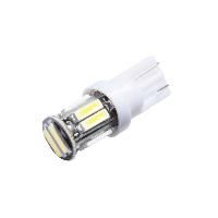 Автолампа диод T10 (W5W) 12V 10 SMD диодов без цоколя 1-конт Белая SKYWAY Салон, габариты, номер, стопы