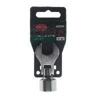 Ключ рожковый съемный с шарниром 16мм 3/8", на пластиковом держателе ROCKFORCE /1
