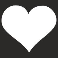 Наклейка БЛИКЕР термо плоттер  Сердце светоотр (50х50) цвет серебро (упак 1шт) SKYWAY Л1852