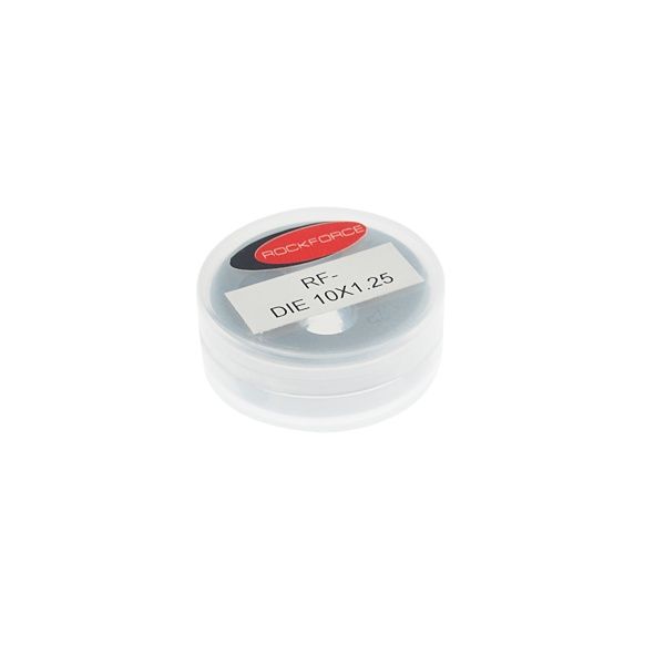 Плашка RF-DIE10125 M10x1,25-?30мм, в пластиковом футляре ROCKFORCE /1/10 NEW
