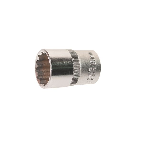 Головка торцевая 19мм 1/2" 12-гранная L=40мм ROCKFORCE RF-54919 /1/10