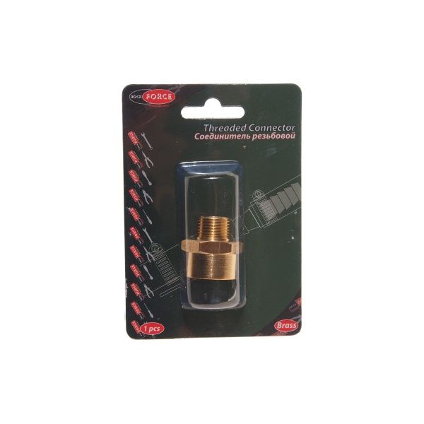 Соединитель RF-MFE06/08 резьбовой M3/8"x F1/2" в блистере ROCKFORCE /1 NEW