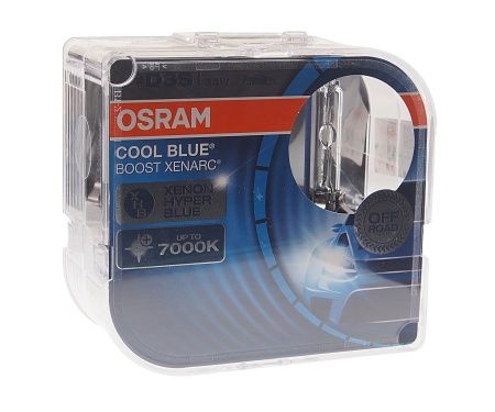 Автолампа D3S (35) PK32d-5  XENON COOL BLUE BOOST 7000K (евробокс, 2шт) 12V OSRAM /1/10