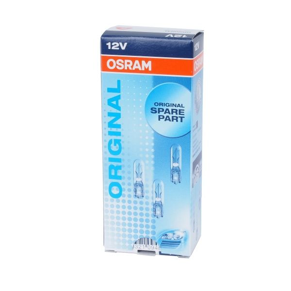 Автолампа W2W (W2*4.6d) 12V OSRAM /10/50/200 HIT