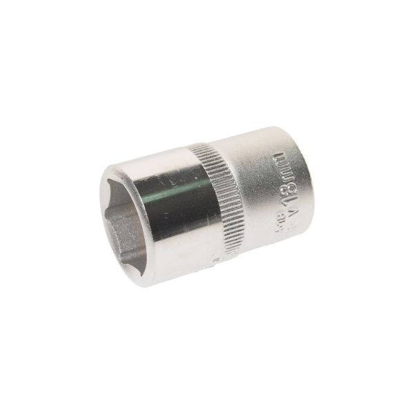 Головка торцевая 18мм 1/2" 6-гранная L=38мм ROCKFORCE RF-54518 /1/10