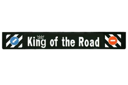 Брызговик 35х240см ("King of the Road"/ кирпич-стрелка) объемный