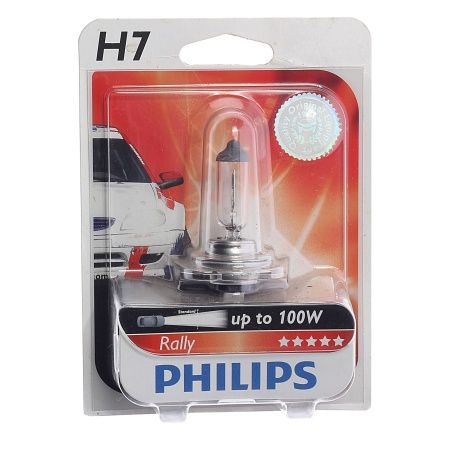 Автолампа H7 (80) PX26d RALLY (блистер) 12V PHILIPS /1/10/100