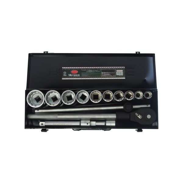 Набор торцевых головок RF-6141-9: 3/4"DR 12-гранных 22-50мм 14пр. ROCKFORCE /1