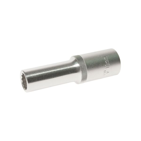 Головка торцевая 11мм 1/2" 12-гранная глубокая L=75мм ROCKFORCE RF-5497711 /1/10