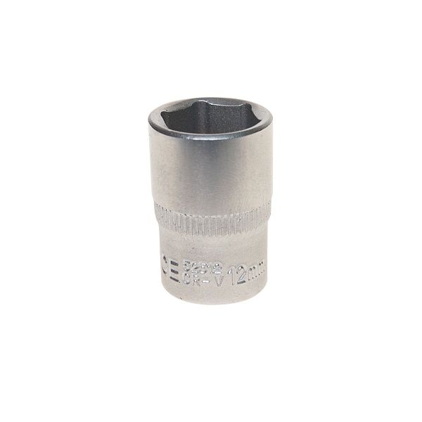 Головка торцевая 12мм 1/4" 6-гранная L=25мм ROCKFORCE RF-52512 /1/40