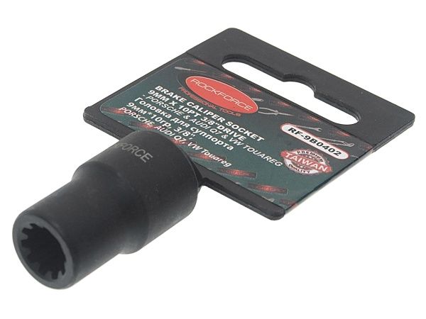 Головка для суппорта  9мм, 3/8"(PORSCHE, AUDI Q7, VW Touareg),на пластиковом держателе ROCKFORCE /1