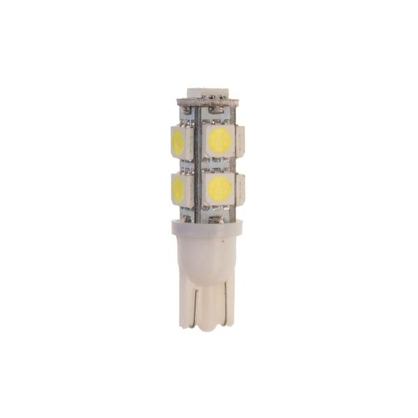 Автолампа T10W (W2,1x9,5d) 9 SMD 5050 WHITE 6000K 180лм 12V MEGAPOWER /10 /100 OLD