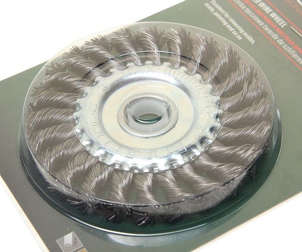 Кордщетка RF-BWF105 дисковая стальная витая для УШМ 125мм, в блистере  ROCKFORCE /1