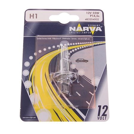 Автолампа H1 (55) P14.5s (блистер) 12V NARVA /1/10