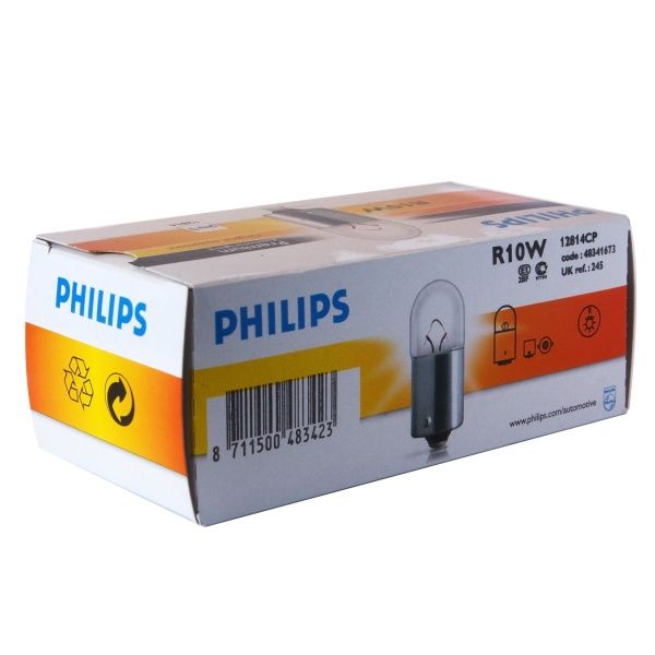 Автолампа R10W (BA15s) 12V PHILIPS /10/200 HIT