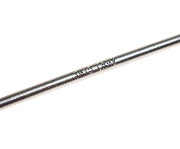 Ключ TORX T15H RF-76715L: Г-образный удлиненный с отверстием ROCKFORCE /1/10