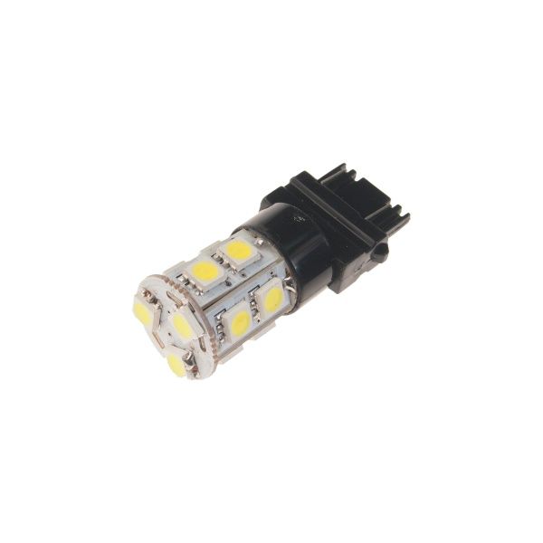 Автолампа T20W P27/7W (W3*16q) 13 SMD 5050 WHITE 260лм 6000K  12V MEGAPOWER /10/100