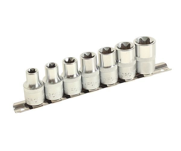Набор головок RF-4073: 1/2"DR звездочка Е10-22 7пр. ROCKFORCE /1