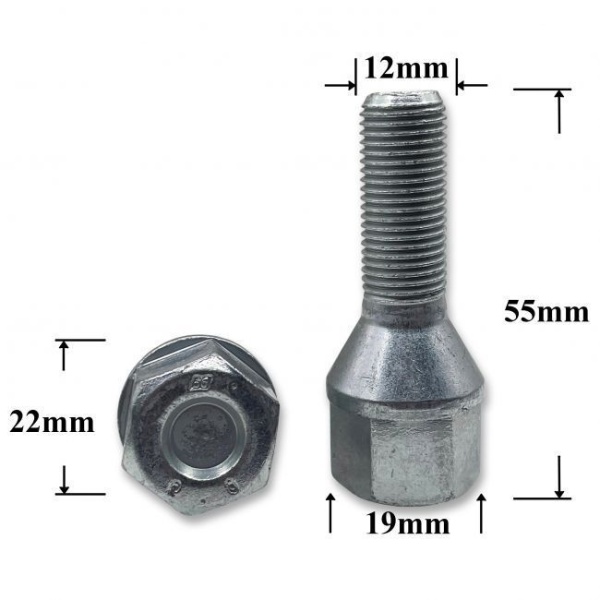болт колеса м12