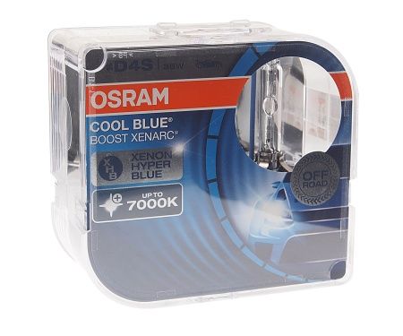 Автолампа D4S (35) P32d-5  XENON COOL BLUE BOOST 7000K (евробокс, 2шт) 12V OSRAM /1/10